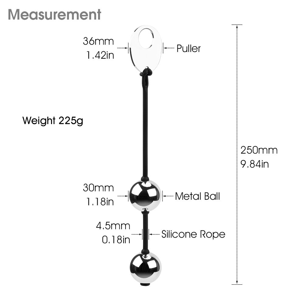 Vagina Tightening Metal Balls with Puller / Ben Wa Balls / Sex Toys for Women - EVE's SECRETS