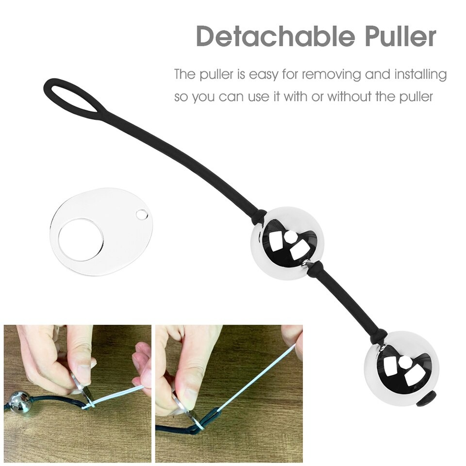 Vagina Tightening Metal Balls with Puller / Ben Wa Balls / Sex Toys for Women - EVE's SECRETS