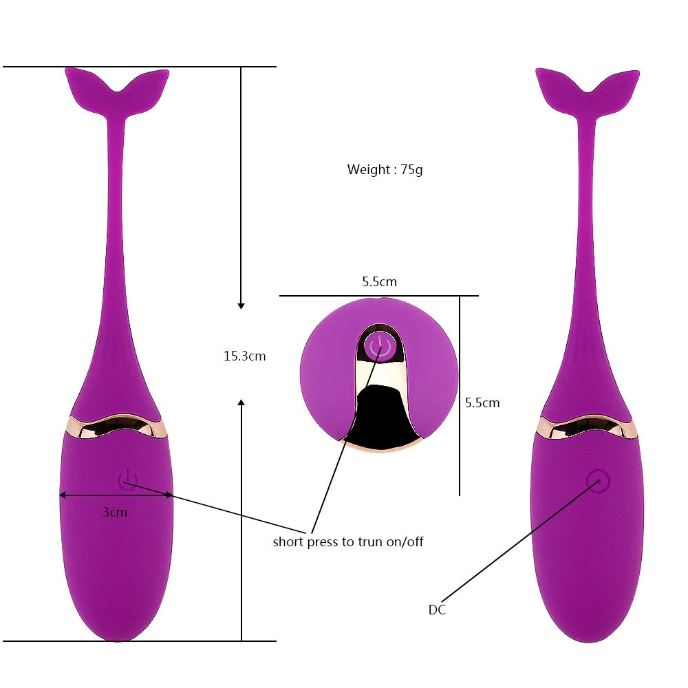 Vagina Vibrator with Remote Control / Vibrating Egg For G-spot Massage / Sex Toys for Women - EVE's SECRETS