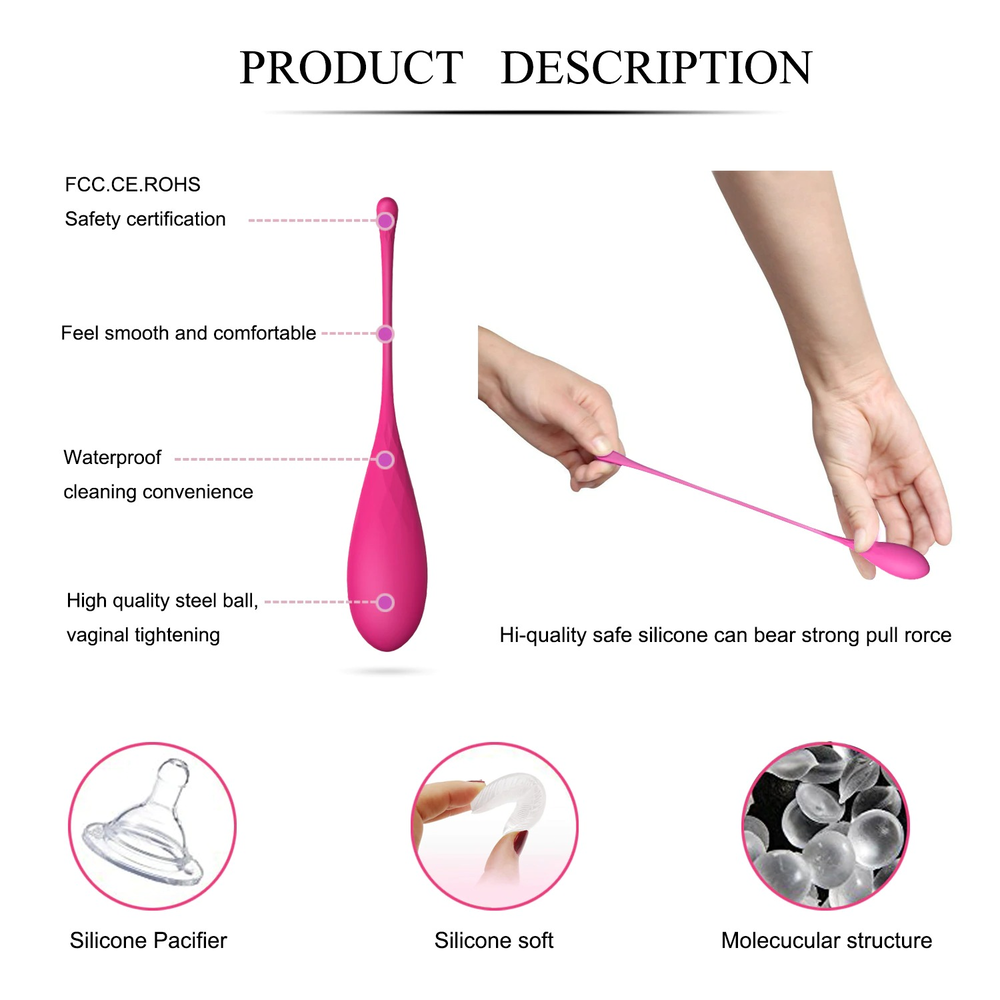 Vaginal Sex Kegel Balls / Adult Sex Toys For Women / Silicone Vagina Trainer - EVE's SECRETS