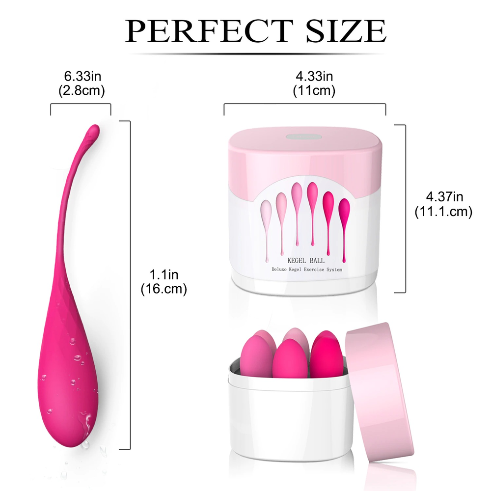 Vaginal Sex Kegel Balls / Adult Sex Toys For Women / Silicone Vagina Trainer - EVE's SECRETS