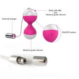 Vaginal Tight Trainer for Women / Wireless Vibrating Eggs / Kegel Balls with Heating - EVE's SECRETS