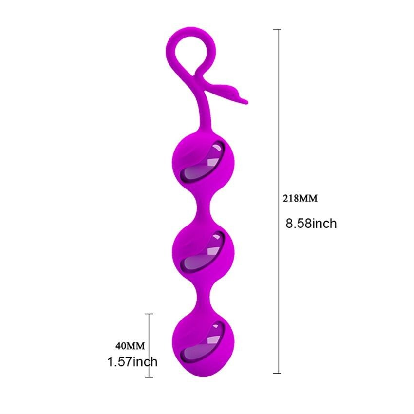 Vaginal Tighten Silicone Ben Wa Balls / Balls Kegel for Vagina / Sex Toys for Ladies - EVE's SECRETS