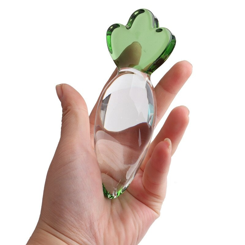 Vegetable Style Anal Plug / Unisex Glass Sex Toys For Vaginal And Prostate Masturbation - EVE's SECRETS
