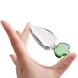 Analplug im pflanzlichen Stil / Unisex-Sexspielzeug aus Glas für vaginale und Prostata-Masturbation