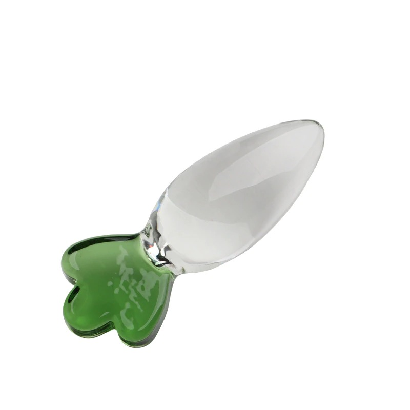Vegetable Style Anal Plug / Unisex Glass Sex Toys For Vaginal And Prostate Masturbation - EVE's SECRETS