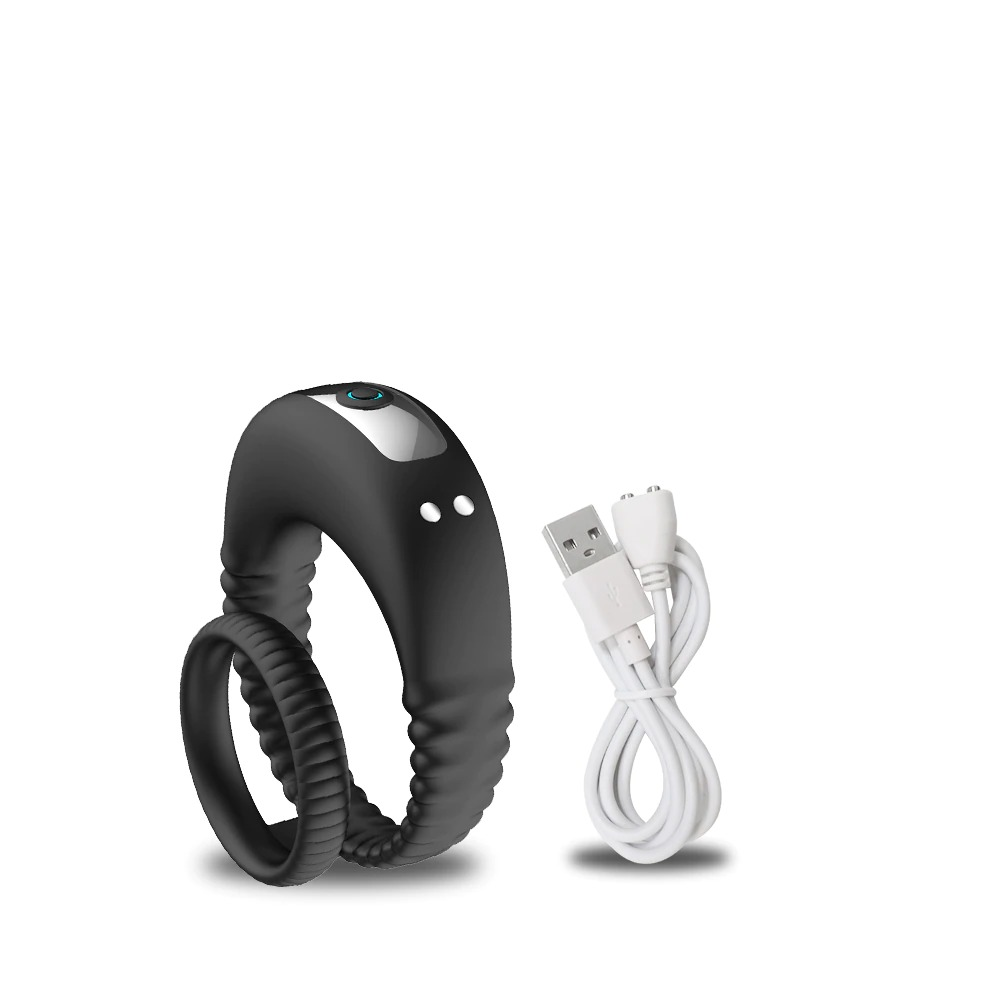 Vibrating Cock Ring for Men / Penis Delay Ejaculation Cockring / Male Sex Toys - EVE's SECRETS