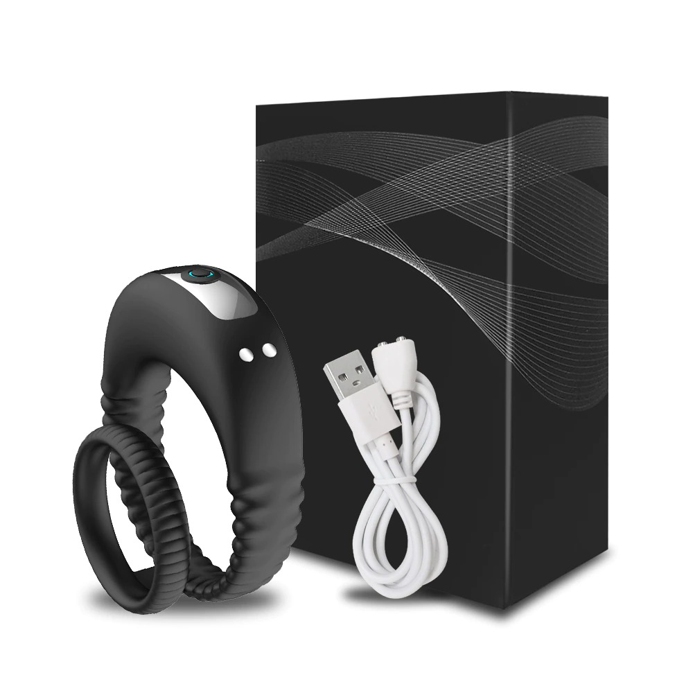 Vibrating Cock Ring for Men / Penis Delay Ejaculation Cockring / Male Sex Toys - EVE's SECRETS