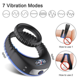 Vibrating Cock Ring for Men / Penis Delay Ejaculation Cockring / Male Sex Toys - EVE's SECRETS