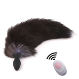 Vibrating Fox Tail with Wireless Remote / Anal Plug Vibratorfor Women / Adult Silicone Sex Toy - EVE's SECRETS
