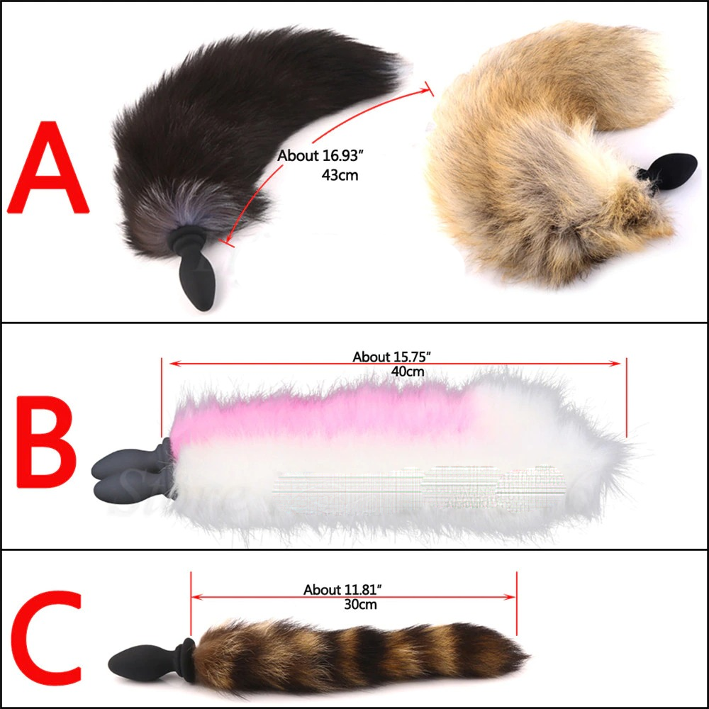 Vibrating Fox Tail with Wireless Remote / Anal Plug Vibratorfor Women / Adult Silicone Sex Toy - EVE's SECRETS