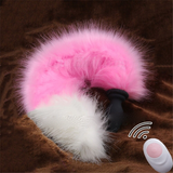 Vibrating Fox Tail with Wireless Remote / Anal Plug Vibratorfor Women / Adult Silicone Sex Toy - EVE's SECRETS