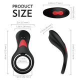 Vibrating Penis Ring / Delay Ejaculation & Clitoris G spot Stimulation / Sex Toys for Couple - EVE's SECRETS