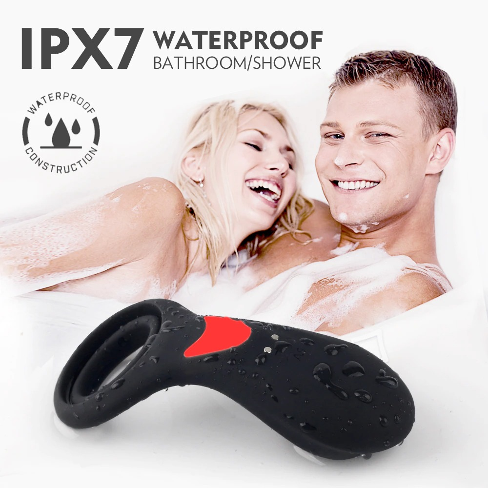 Vibrating Penis Ring / Delay Ejaculation & Clitoris G spot Stimulation / Sex Toys for Couple - EVE's SECRETS