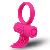 Anneau de pénis vibrant pour couples / anneau pénien stimulant le clitoris / jouets sexuels pour adultes