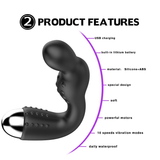 Vibrating Prostate Silicone Massager / Men's Anal Plug with USB Charge / Anal Sex Toys - EVE's SECRETS
