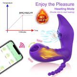 Vibrator For Women 3 in 1 / Bluetooth APP Dildo Vibrators / Female Sucker Clitoris Stimulator - EVE's SECRETS