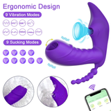 Vibrator For Women 3 in 1 / Bluetooth APP Dildo Vibrators / Female Sucker Clitoris Stimulator - EVE's SECRETS