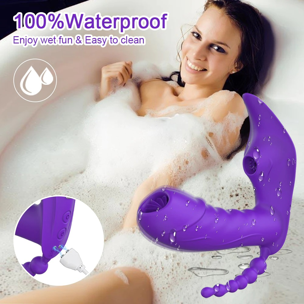 Vibrator For Women 3 in 1 / Bluetooth APP Dildo Vibrators / Female Sucker Clitoris Stimulator - EVE's SECRETS