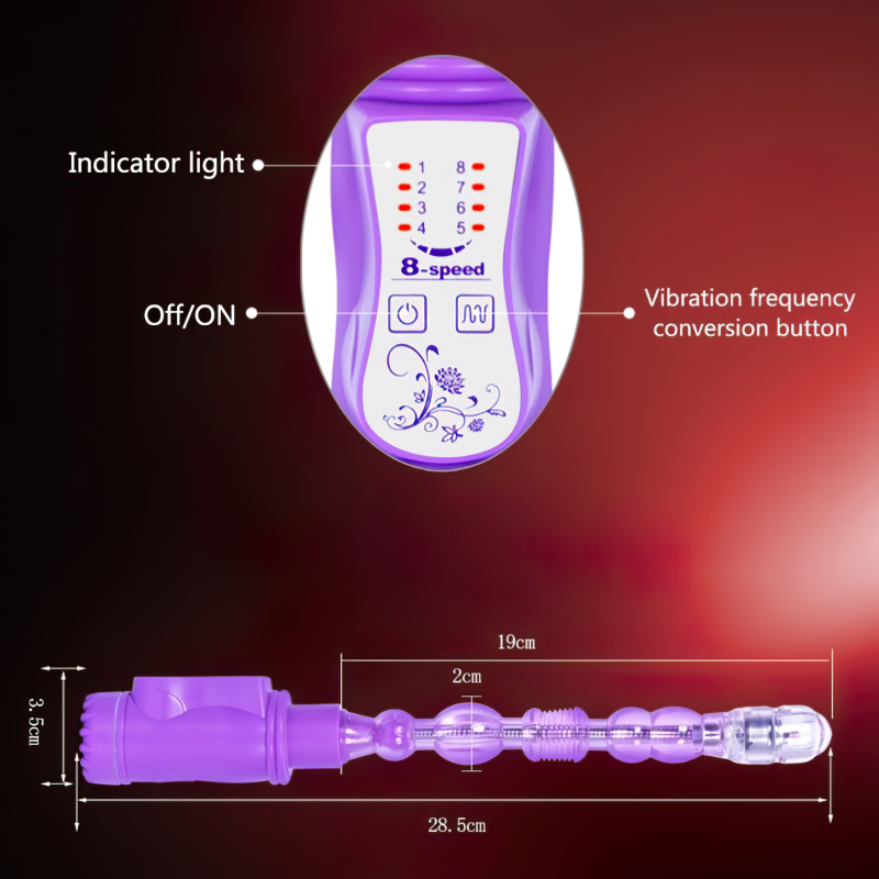 Vibrator Sex Toy For Women / Anal Dildo Masturbation Butt Plug / Anal Massager Sex Toy - EVE's SECRETS