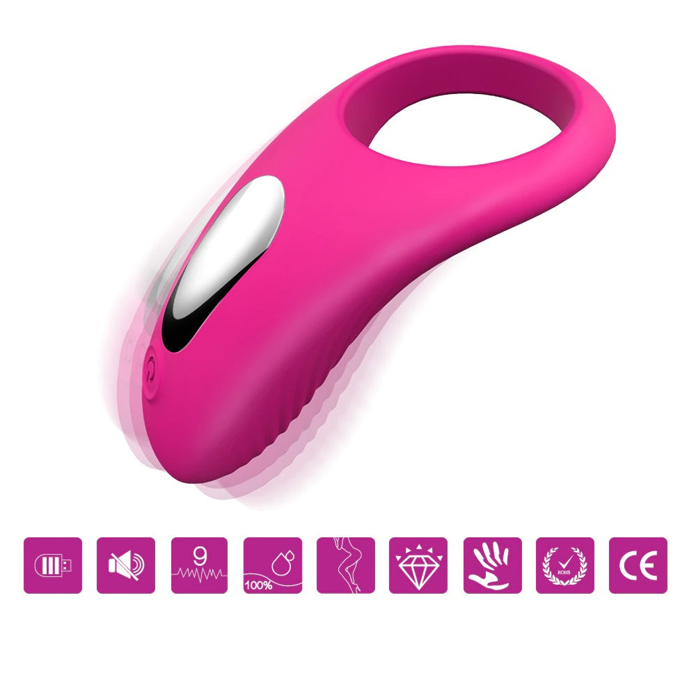 Vibrator Sex Toys for Men / Male Wearable Vibrating Penis Ring / Pump Scrotum Stimulator - EVE's SECRETS