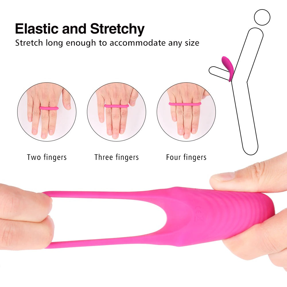 Vibrator Sex Toys for Men / Male Wearable Vibrating Penis Ring / Pump Scrotum Stimulator - EVE's SECRETS