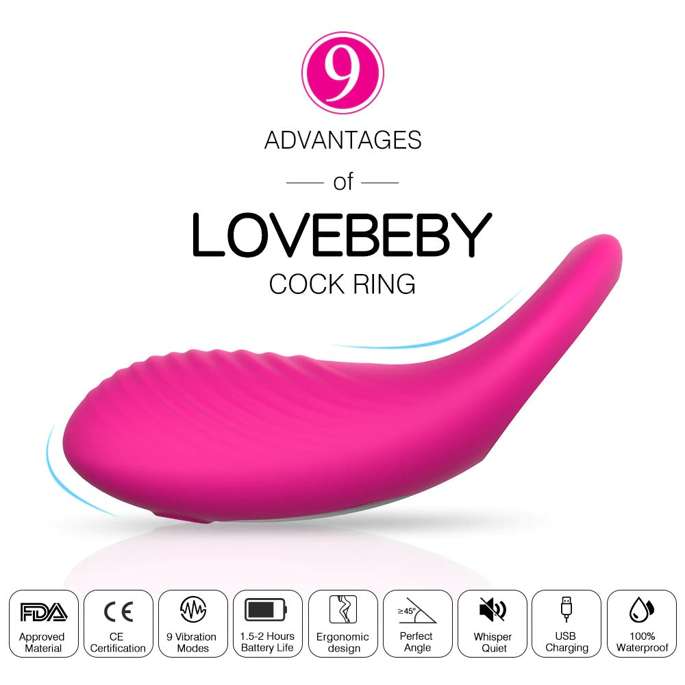 Vibrator Sex Toys for Men / Male Wearable Vibrating Penis Ring / Pump Scrotum Stimulator - EVE's SECRETS