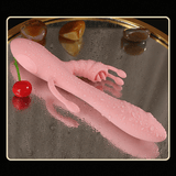 Warming Rabbit Vibrator for Women / Female Masturbator with Double Penetration Function - EVE's SECRETS