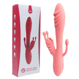 Warming Rabbit Vibrator for Women / Female Masturbator with Double Penetration Function - EVE's SECRETS
