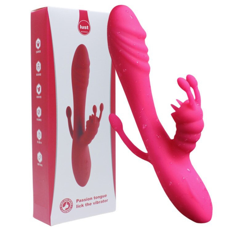 Warming Rabbit Vibrator for Women / Female Masturbator with Double Penetration Function - EVE's SECRETS