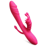 Warming Rabbit Vibrator for Women / Female Masturbator with Double Penetration Function - EVE's SECRETS