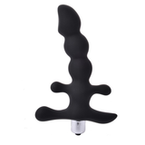 Wasserdichtes Prostata-Massagegerät / schwarzes Unisex-Analsexspielzeug / weiblicher G-Punkt-Vibrator