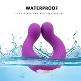Wave Opening Design Cock ring Massager / USB Charging Penis Sex Toys for Men - EVE's SECRETS