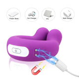 Wave Opening Design Cock ring Massager / USB Charging Penis Sex Toys for Men - EVE's SECRETS