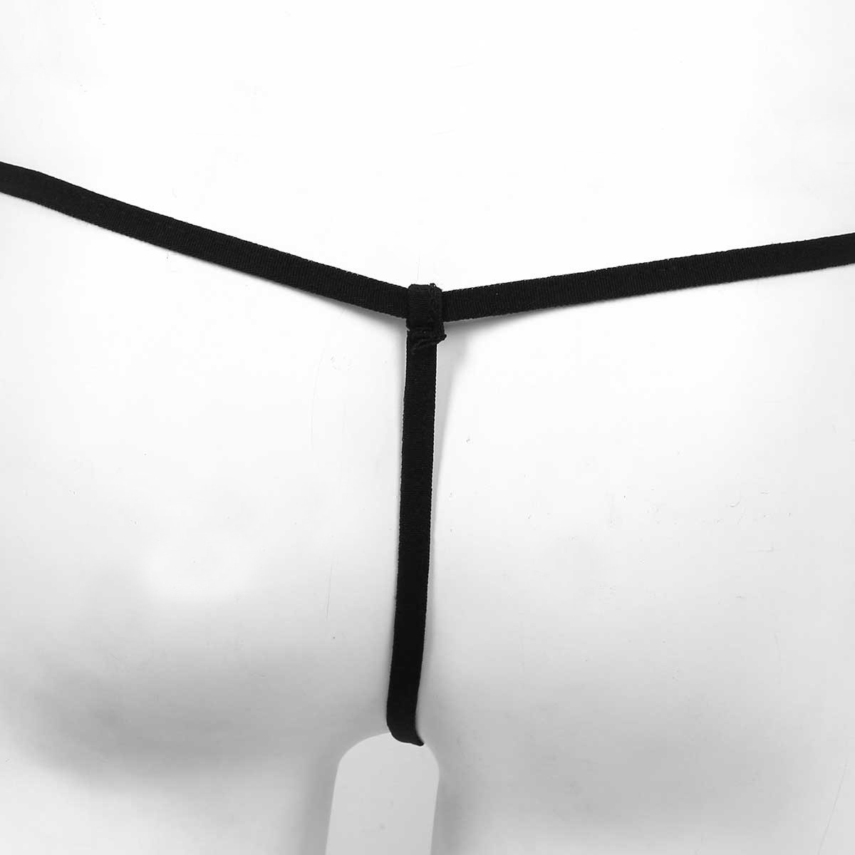 Wet Look Bodycon Mini Dress with G-String / Sexy Clubwear with Cut Out Shoulders and Keyhole Front - EVE's SECRETS