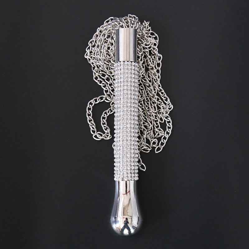 Whip with Metal Chains for Adult Sex Games / Unisex Sex Toy for Couples - EVE's SECRETS