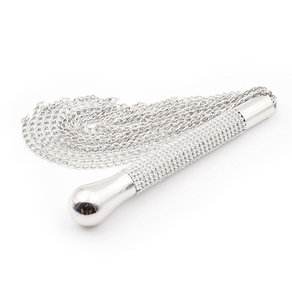 Whip with Metal Chains for Adult Sex Games / Unisex Sex Toy for Couples - EVE's SECRETS