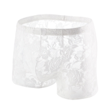 Men's Lace See Through Hollow Out Underwear / Sexy Male Transparent Boxer Shorts - EVE's SECRETS