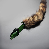 Wild Fox Tail Glass Anal Plug / Female Anal Sex Toy for Adult - EVE's SECRETS