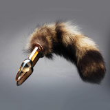 Wild Fox Tail Glass Anal Plug / Female Anal Sex Toy for Adult - EVE's SECRETS
