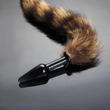 Wild Fox Tail Glass Anal Plug / Female Anal Sex Toy for Adult - EVE's SECRETS