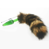Wild Fox Tail Glass Anal Plug / Female Anal Sex Toy for Adult - EVE's SECRETS