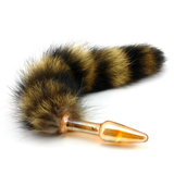 Wild Fox Tail Glass Anal Plug / Female Anal Sex Toy for Adult - EVE's SECRETS