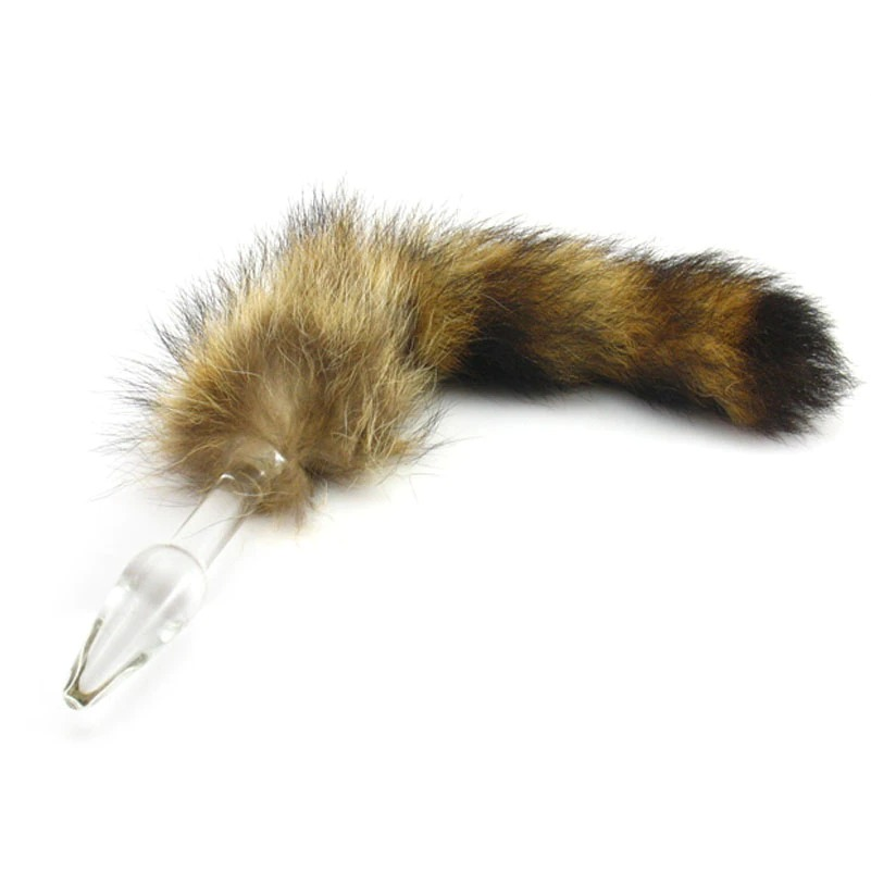 Wild Fox Tail Glass Anal Plug / Female Anal Sex Toy for Adult - EVE's SECRETS
