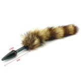 Wild Fox Tail Glass Anal Plug / Female Anal Sex Toy for Adult - EVE's SECRETS