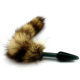 Wild Fox Tail Glass Analplug / weibliches Analsexspielzeug für Erwachsene