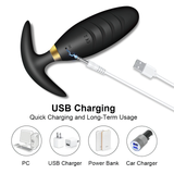 Wireless Anal Butt Plug Vibrator With Remote Control / Anal Prostate Massager Sex Toys - EVE's SECRETS