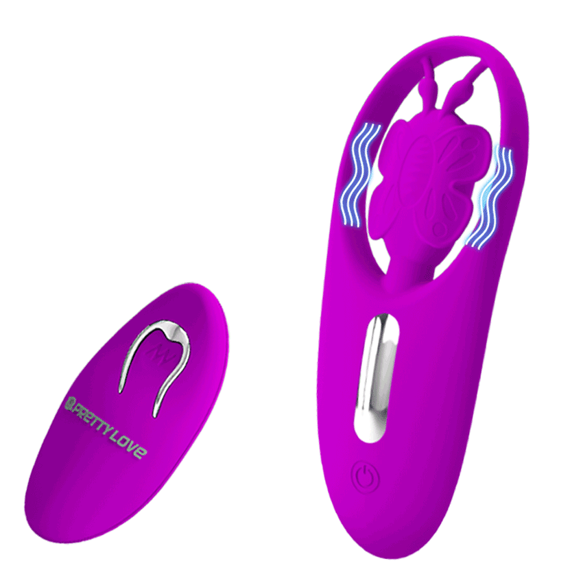 Wireless Clitoral Butterfly Vibrator / Women's G-Spot Stimulator with Remote Control - EVE's SECRETS