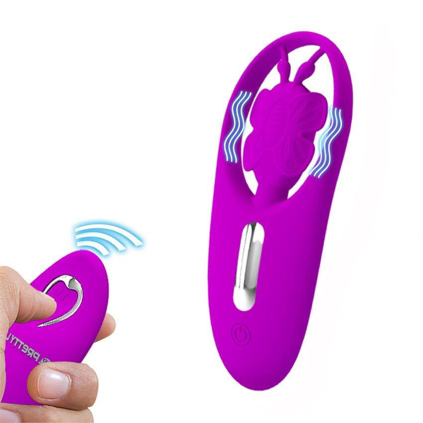 Wireless Clitoral Butterfly Vibrator / Women's G-Spot Stimulator with Remote Control - EVE's SECRETS