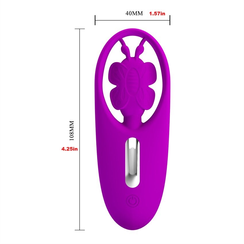 Wireless Clitoral Butterfly Vibrator / Women's G-Spot Stimulator with Remote Control - EVE's SECRETS